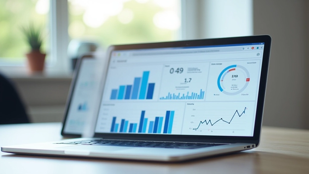 Écran d'analyse financière montrant des données de marché et des graphiques de performance