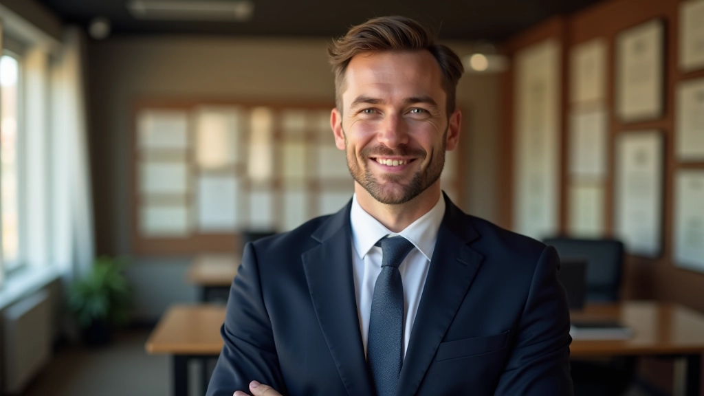 Directeur de banque examinant les normes de protection des dépôts dans un bureau moderne